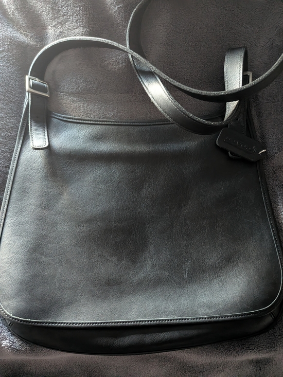 Other - Coach Classic Black Leather Crossbody Bag - Excellent Condition